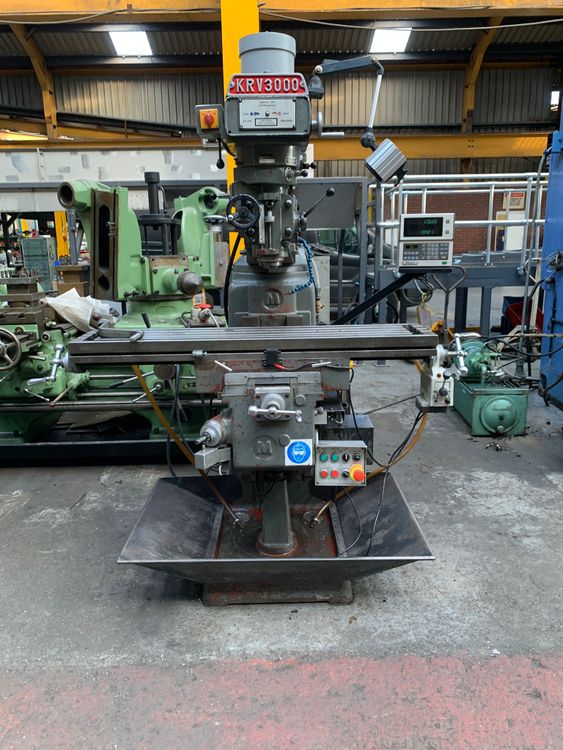 KRV 3000 Turret Milling Machine 3600 rpm