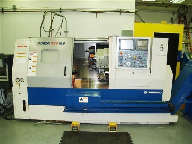 Daewoo FANUC 18i-TB CONTROL 5,000 RPM PUMA 240MSB 3 Axis