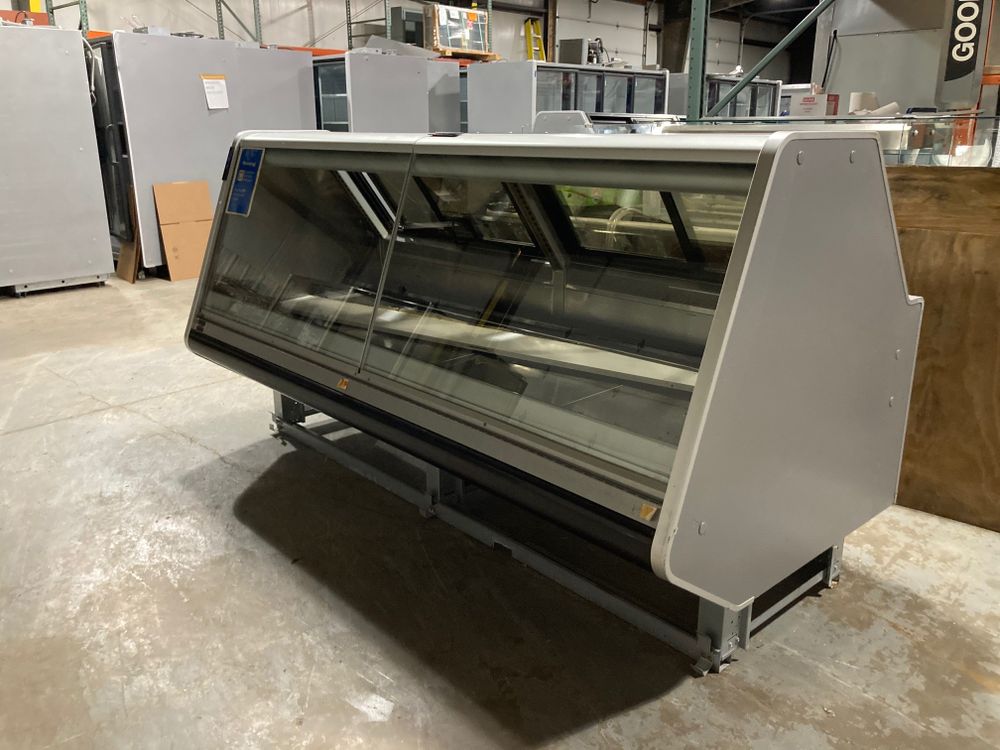 Hussmann SMBT8 Remote Straight Glass Deli Display Case Refrigerator