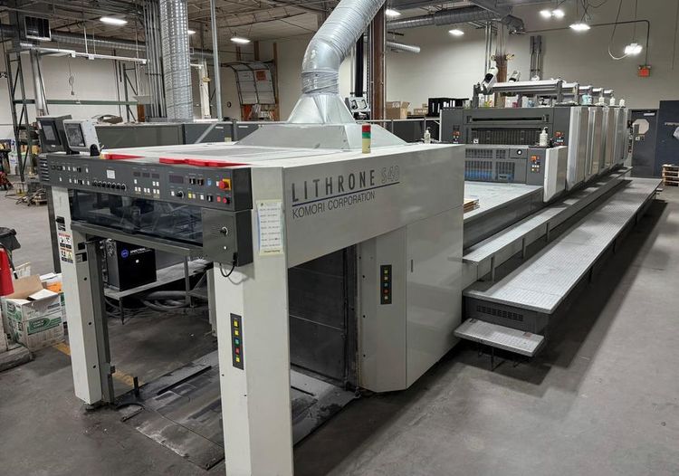 Komori LS540 Coater 40"
