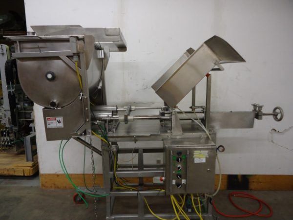 Simplex V-300 Automatic Piston Filler, Agitated Hopper