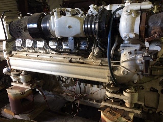 MTU 12V-2000 M90 USED MARINE ENGINE  1,350 HP (listed)