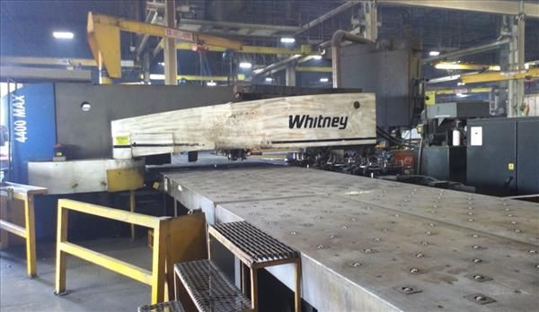 Whitney 4400 MAX 100 TON CNC TURRET PUNCH & PLASMA 100 Ton