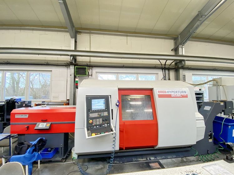 Emco Sinumerik 840 D-sl Siemens 7.000 U/min Hyperturn 665 MC Plus 4 Axis