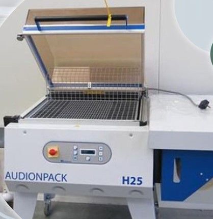 Audionpack H25, Semi Automatic Shrink Hood Packing Machine