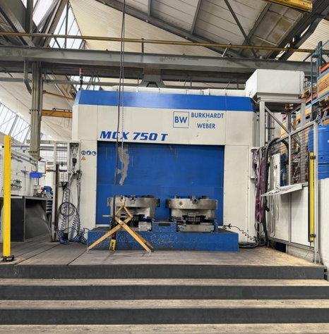 Burkhardt & Weber MCX 750HVP+T 4 Axis