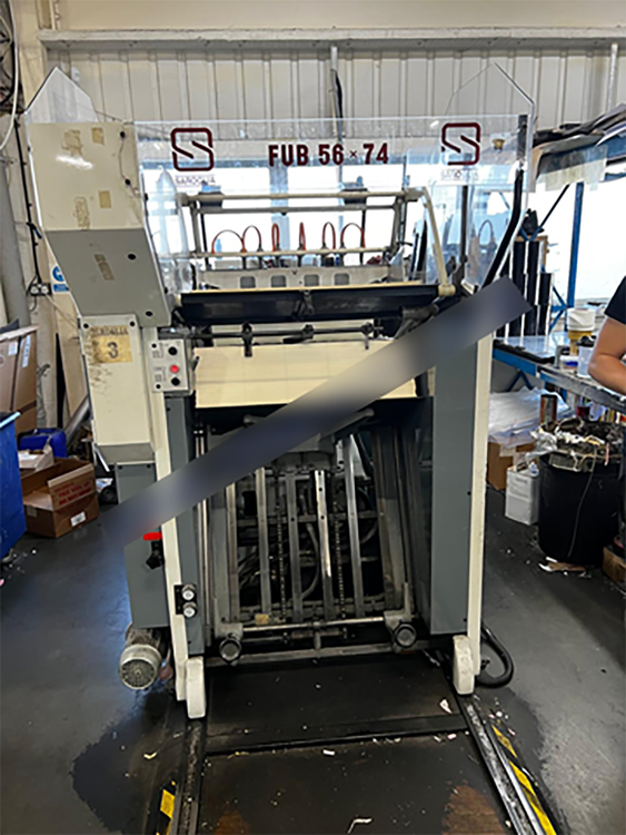 2 Saroglia Foiling + Cutting & Creasing