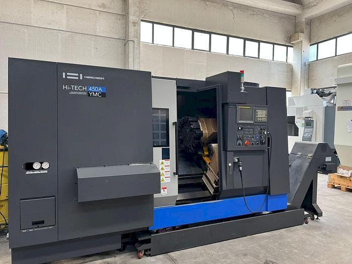 Hwacheon Fanuc  0i-TD 3500 1/MIN HI-ECO 450A YMC 2 Axis