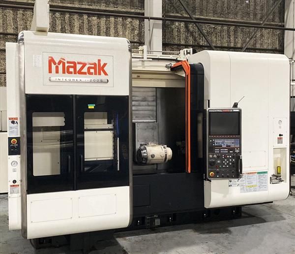 Mazak Mazatrol Matrix II CNC Conversational Control 5000 RPM INTEGREX I-200 S 6 Axis