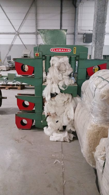 Vlamalin waste press