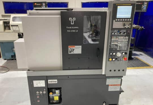 Takisawa Fanuc Series Oi-TF CNC Control 4100 RPM TCC-2100 L3 2 Axis