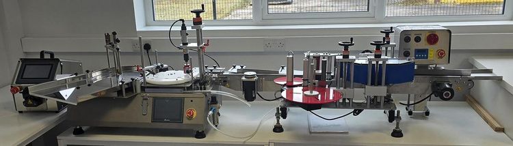 Bench Top Filling, Capping & Labelling Line