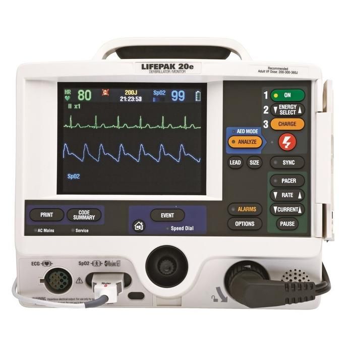 Physio Control Lifepak 20e Defibrillator - Refurbished