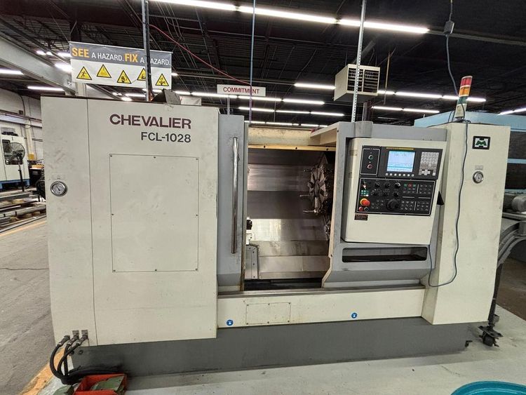 Chevalier Fanuc Oi-TC CNC controller 3500 RPM FCL-1028 2 Axis