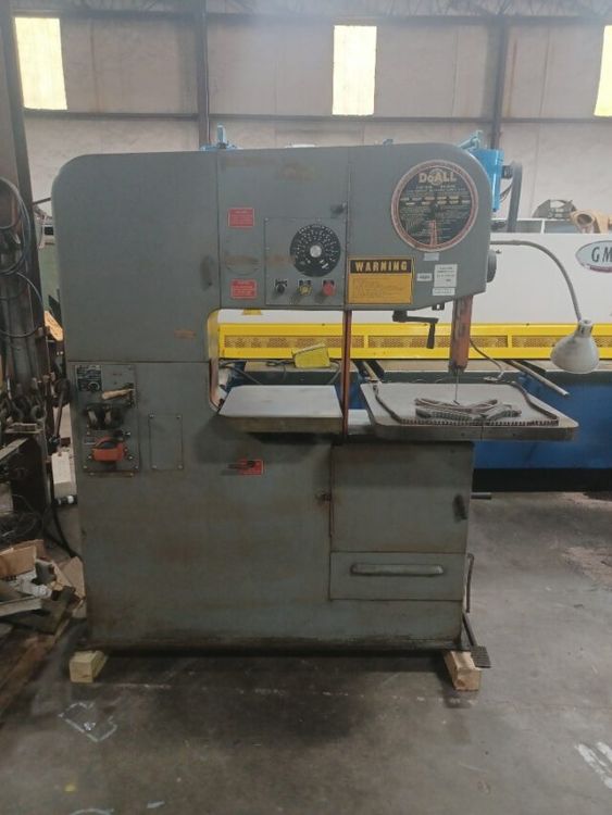 DoAll 3613-20 Vertical Contouring Band Saw Semi Automatic