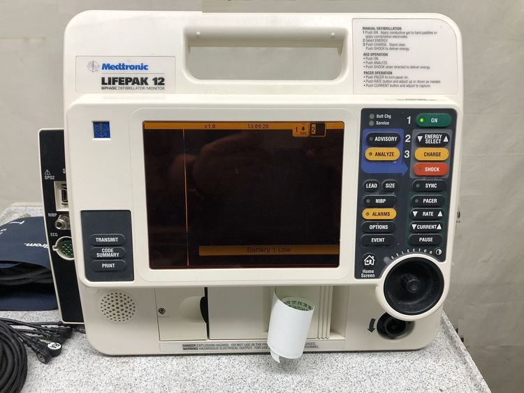 Medtronic Lifepak 12 Biphasic Defibrillator / Monitor