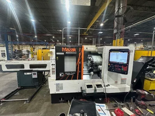 Mazak MAZATROL SMOOTH G CNC color control 6000 RPM QUICK TURN 250MSY 8 Axis