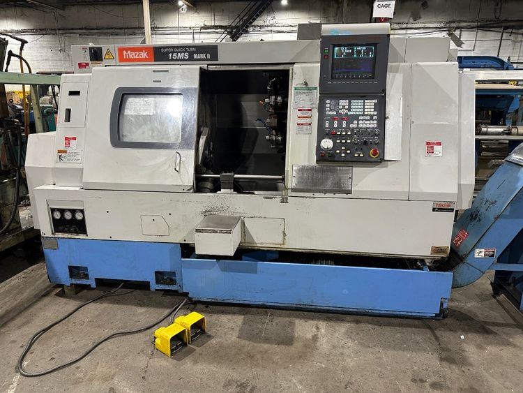 Mazak T-Plus Control Variable Speed SQT15MS 2 Axis
