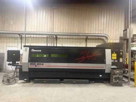 Amada REGIUS 3015 AJE LINEAR DRIVE FIBER LASER AMADA AMNC 3ie Touchscreen CNC