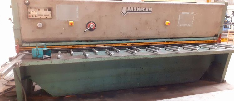 Promecam 4000mm X 8mm guillotine shears