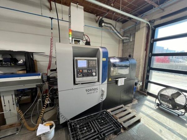 Tornos CNC Control Variabl Swiss GT-26/6-II 2 Axis