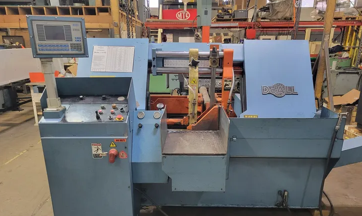 DoAll C-4100NC Band Saw CNC CONTROL