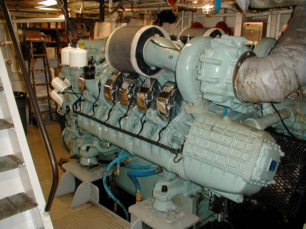 MTU 12V000M60 Marine Diesel Engine