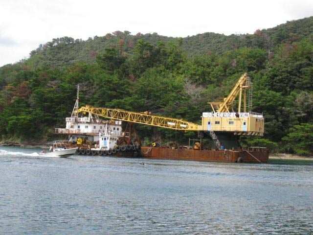 Mitsubishi Grab dredger 8m3