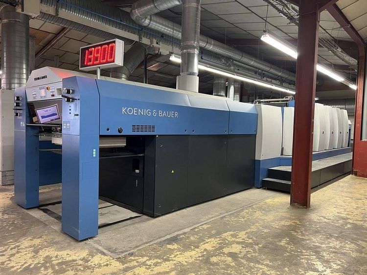 KBA Rapida 105-5+L FAPC ALV2 CX - Hybrid UV & LED-UV