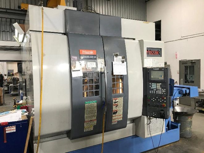 Mazak Variaxis 630-5X	Mazatrol 640-M5X 3 Axis