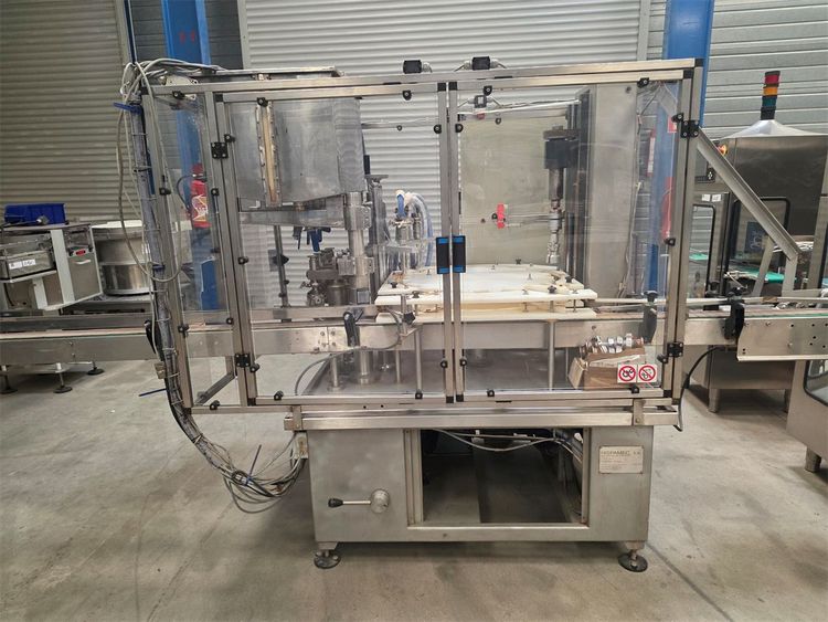 HISPAMEC C1, Rotary filling and screwing machine for bottles