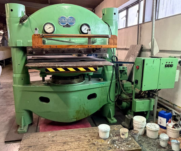 Krause Leather press