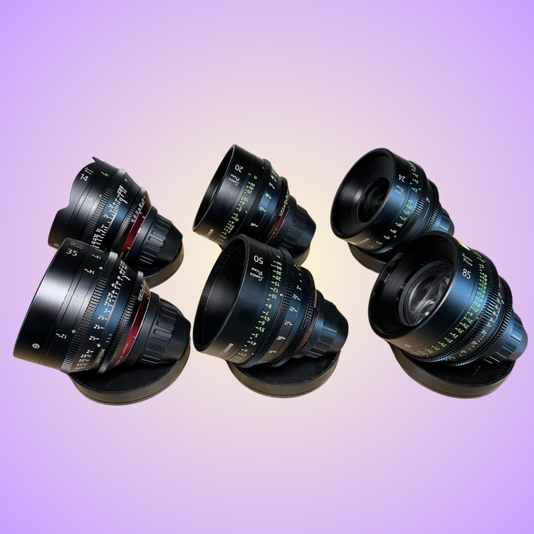 Canon Sumire Primes Set of 6 14,20,24,35,50,85mm