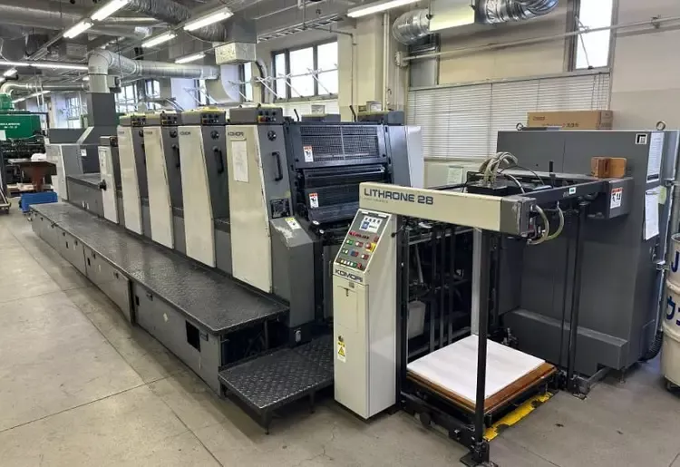 Komori Lithrone L428+CX 20" x 28"