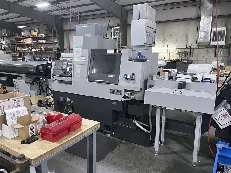 Tsugami Fanuc Oi-TF Plus control 8000 rpm BO325V-III 7 Axis
