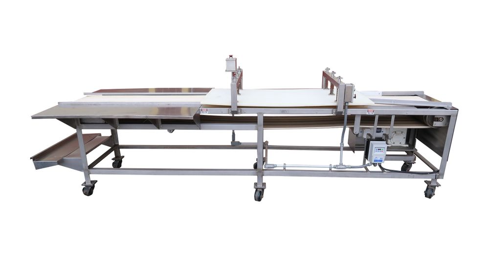 12' long Soft pretzel stringerrolling machine
