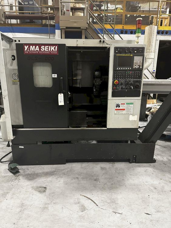 Yama Seiki Fanuc 0i-TF CNC Control 4200 rpm GLS-2000 2 Axis