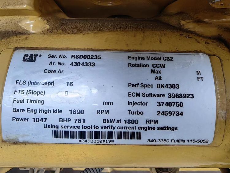 4 Caterpillar C32 C32 marine engines unused new