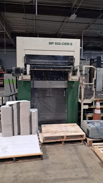 Bobst Autoplaten SP 102 - CER