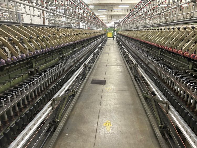 2 Cognetex FTC 8L Worsted ring spinning frames