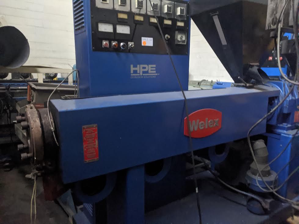 Welex 250 Air Cooled Extruder