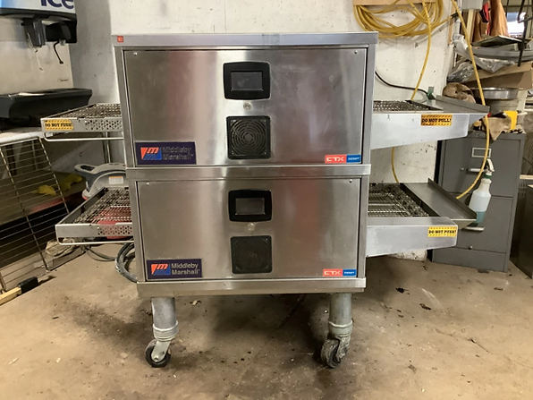 Marshall, Middleby DZ33T WOW2 Electric Double Stack Conveyor Pizza Oven