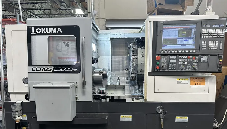 Okuma Okuma OSP-P300LA-e CNC Control 3,800 RPM GENOS L3000-E 2 Axis