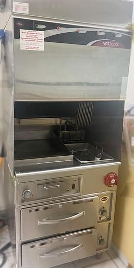 Wells Ventless fryer and grill combo