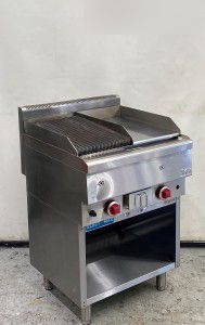 FED JUS-TRGH60 Benchtop Combo 1/2 Char & 1/2 Griddle