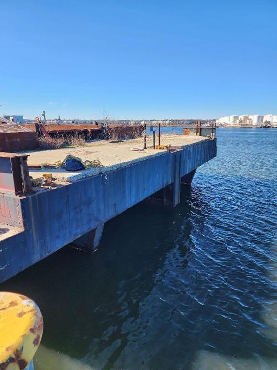 240ft x 72 ft x 16' Deck-Spud Barge