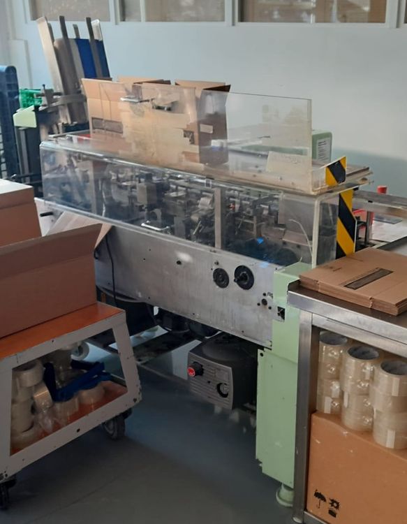 Hofliger &  Karg Cartoning machine / folding box erector