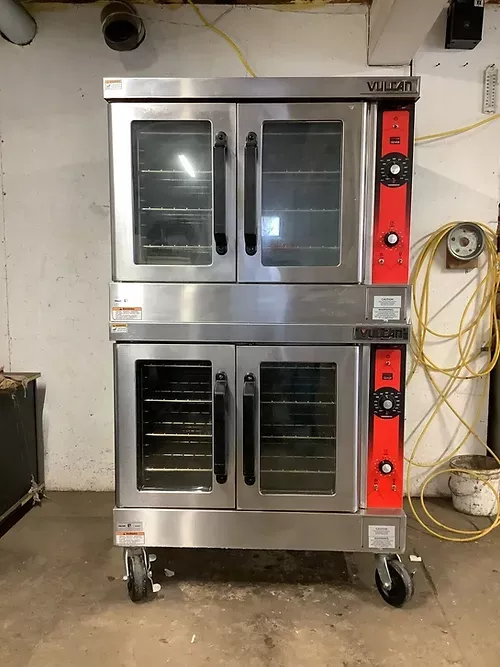 Vulcan VC4ED Double Stack Natural Gas Convection Ovens