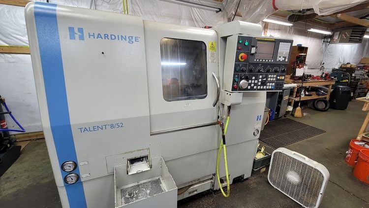 Hardinge FANUC OiTC CNC CONTROL WITH 10" LCD SCREEN 5000 RPM TALENT 8/52 3 Axis