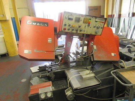 Amada HA-400 Band saw Semi Automatic